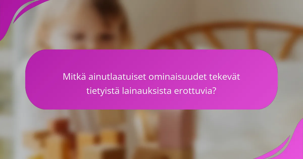 Mitkä ainutlaatuiset ominaisuudet tekevät tietyistä lainauksista erottuvia?